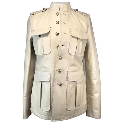 ysl officer coat|ysl coats women's.